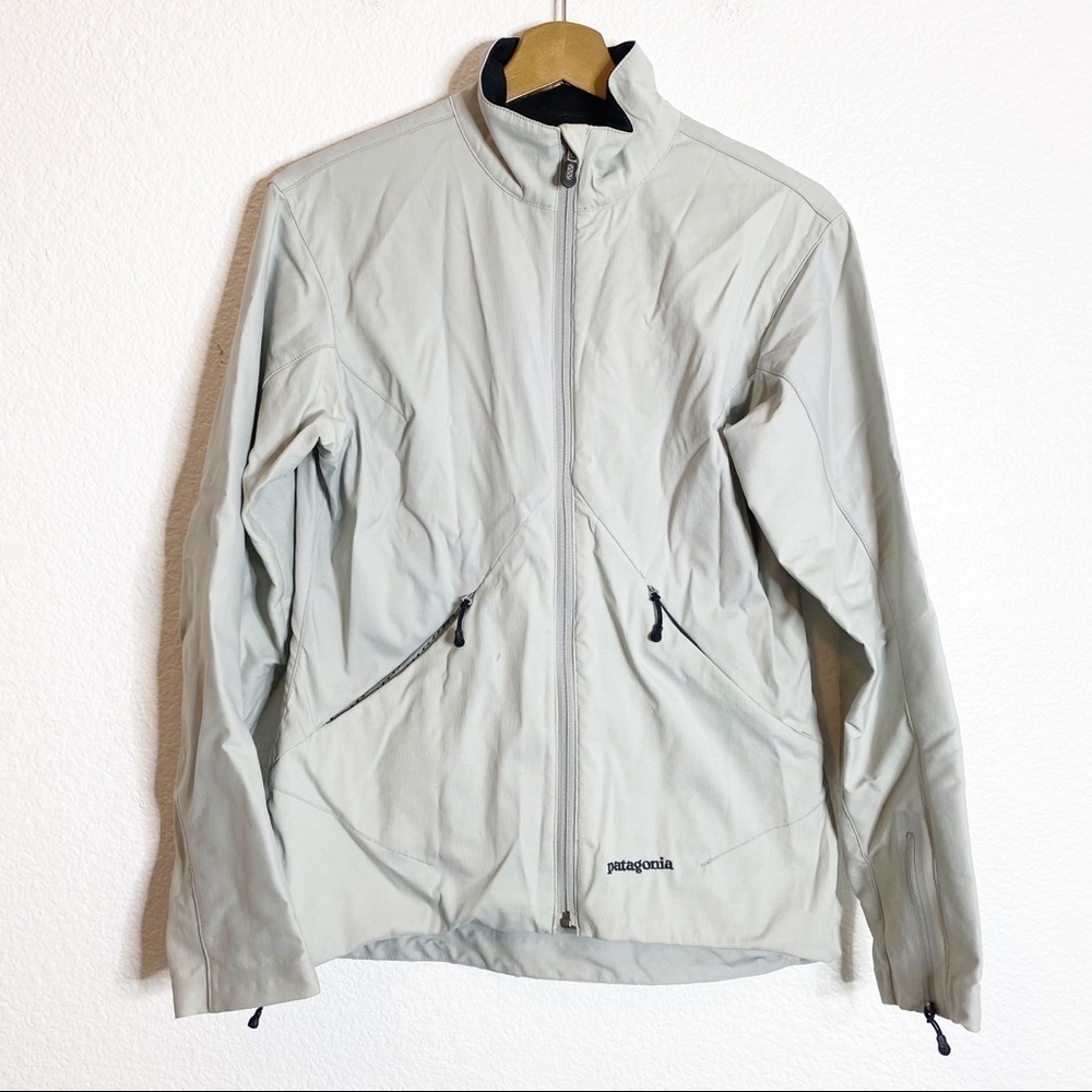 Patagonia- Silver Windbreaker Jacket - Size Small